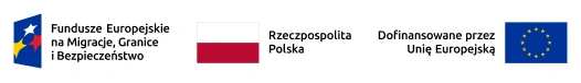 Baner z logotypami Unii Europejskiej i flagą Polski - wersja 2